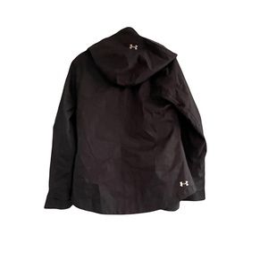 Under-armour rain jacket with zip in insert . Small-medium Black.